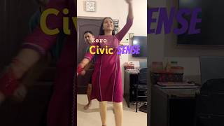 Zero Civic Sense😒  #comedy #funnyvideo #love #funnydance #civicsense #relationships #comedydynamics