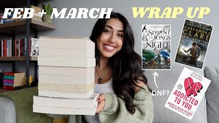 Every book I read in March + February! 📚March and Feb wrap up 📖