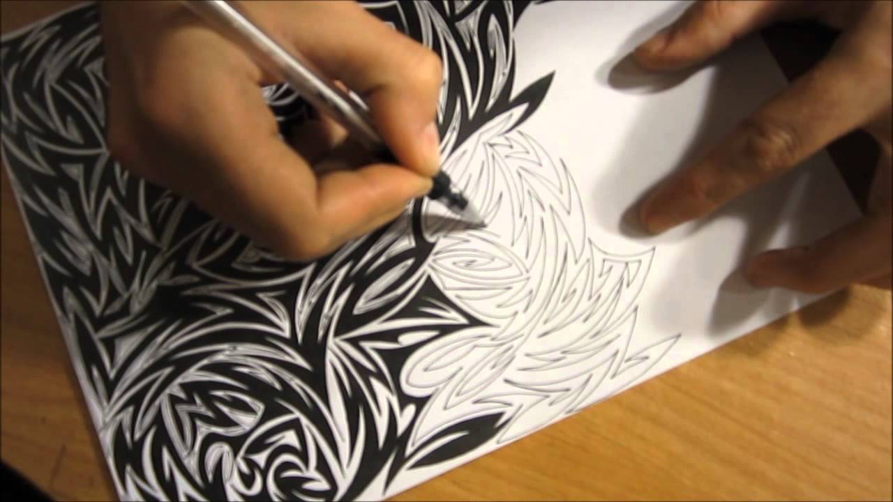 Tribal Drawing Gets Finished + New Channel Design 