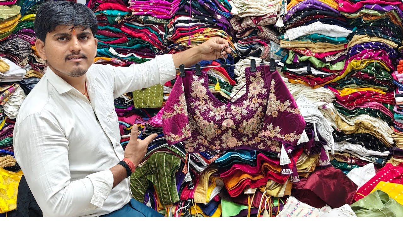 💫मात्र ₹75/से 180/- तक का !Readymade Blouse Collection /Wholesale Market! Ring Road Surat !!