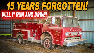 ABANDONED 1974 Fire Truck  Will It Run and Drive After 15 Years?