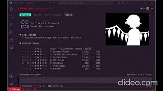 Bad Apple!! but it's on Github Copilot CLI Context