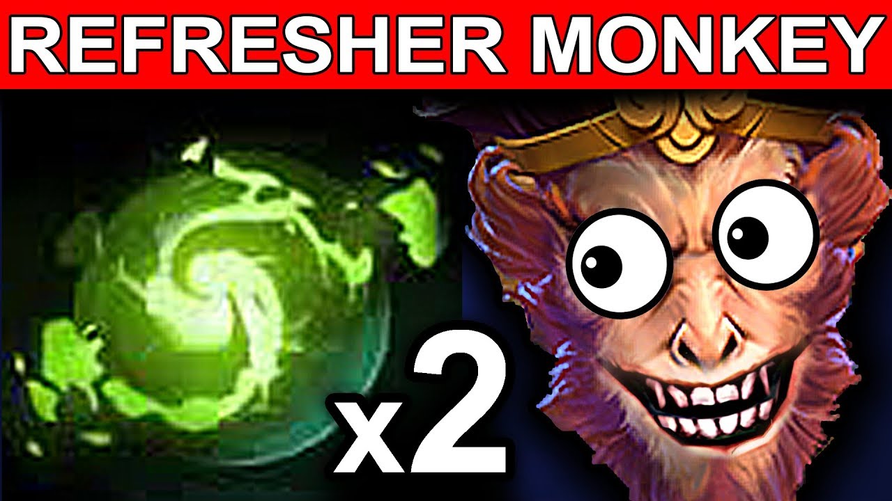gaming logo REFRESHER MONKEY KING DOTA 2 PATCH 7.06 NEW META PRO GAMEPLAY