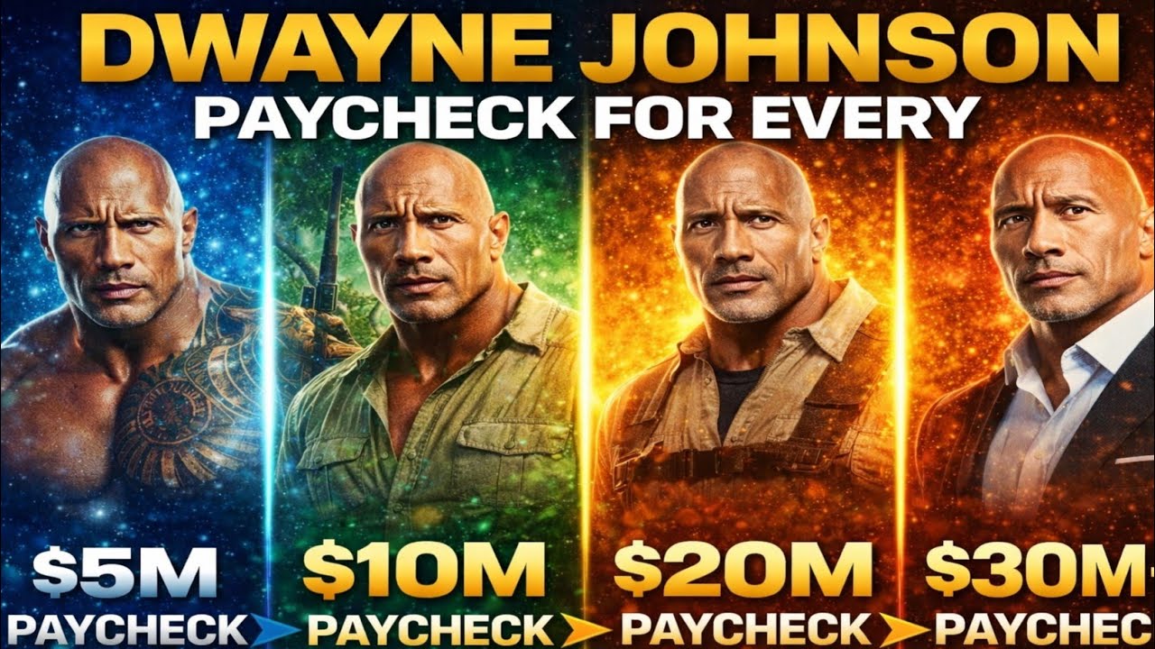 Dwayne Johnson Paycheck For Every Movie He Ever Made