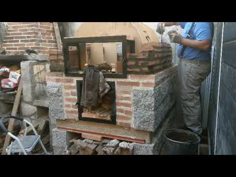 Horno de leña doble cámara Segovia 2/3 - YouTube