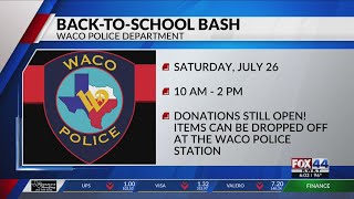 Waco PD Hosts Back to School Bash