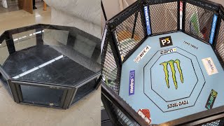 I made a UFC Replica Octagon Coffee Table #ufc