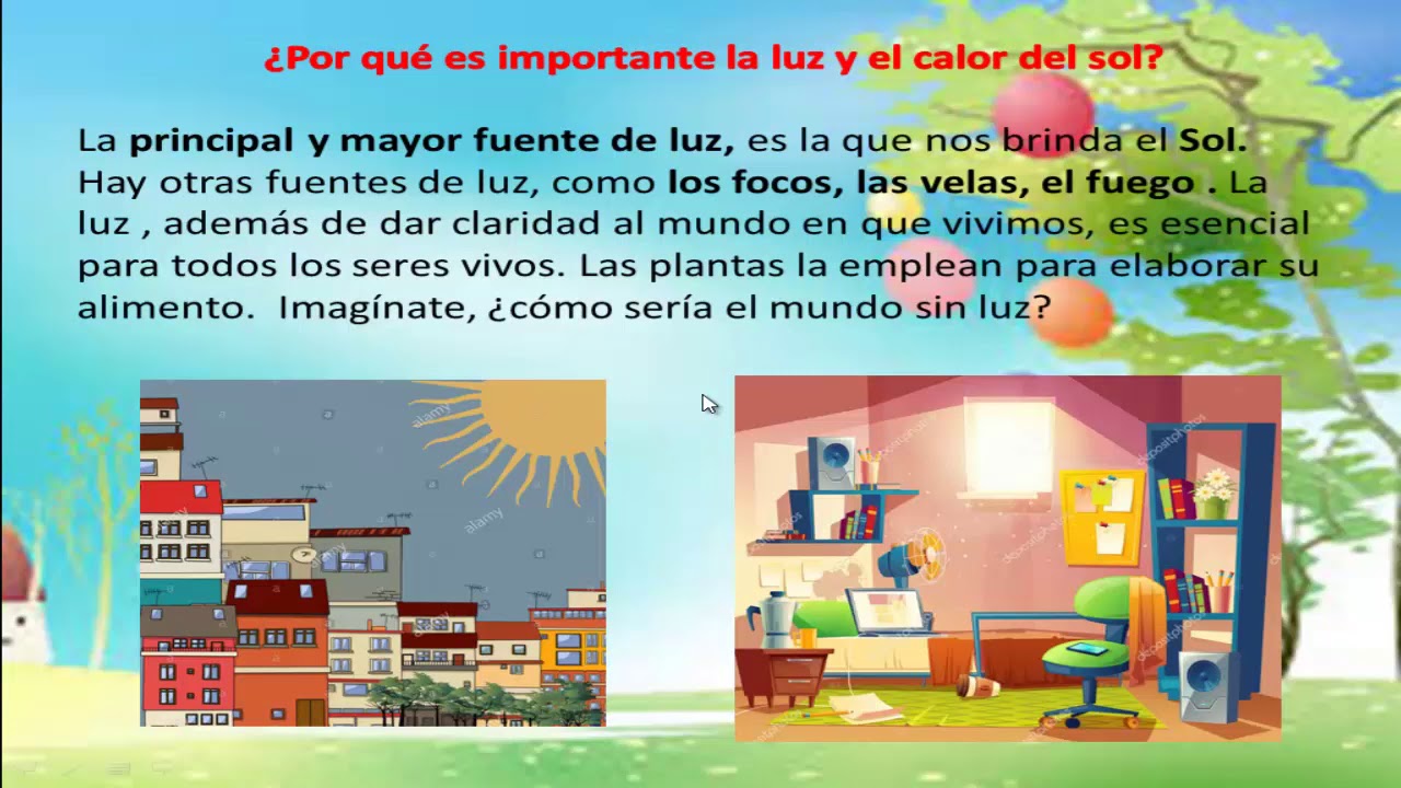 IMPORTANCIA DE LA LUZ Y EL CALOR DEL SOL - YouTube
