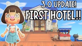 I FINALLY GOT THE HOTEL | ACNH 3.0 UPDATE | Decorating the First 4 Rooms | Simple Design & Interiors