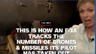 How an F-18 tracks the number of drones & missiles its pilot has taken out
