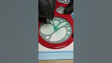 Spirograph Cyclex Design #asmr #spirograph #art #asmrvideo #asmrsounds #satisfying #spirograph #draw