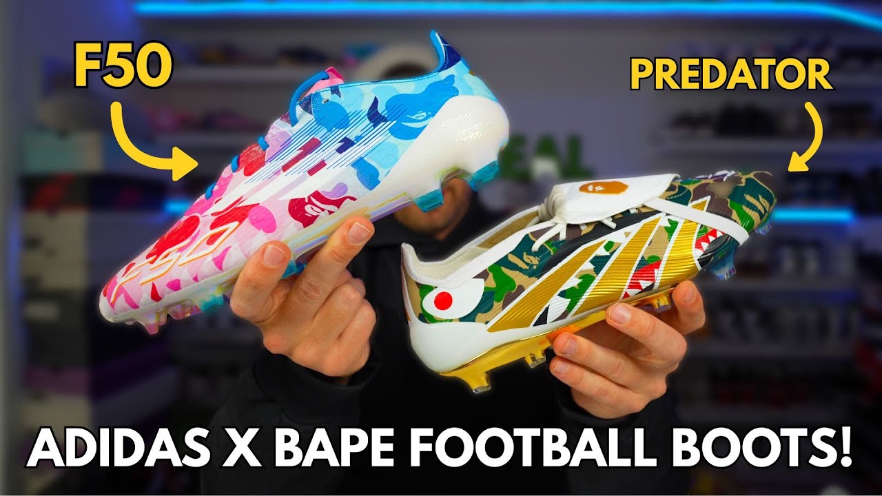 КОЛЛЕКЦИЯ ФУТБОЛЬНЫХ БУТС ADIDAS BAPE! (БУТСЫ)