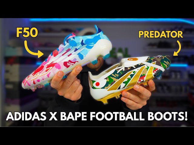 THE ADIDAS BAPE FOOTBALL BOOT COLLECTION! (CLEATS) - YouTube