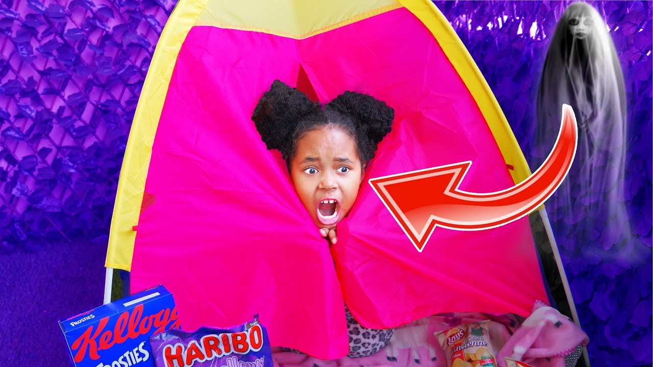 24 HOURS CHALLENGE OVERNIGHT in a TENT on my ROOF ! kids anka