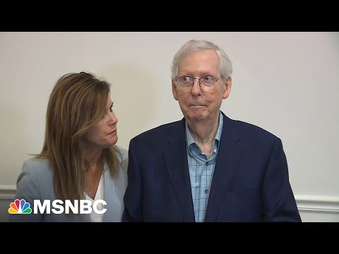 Mitch McConnell appears to freeze when asked about re-election