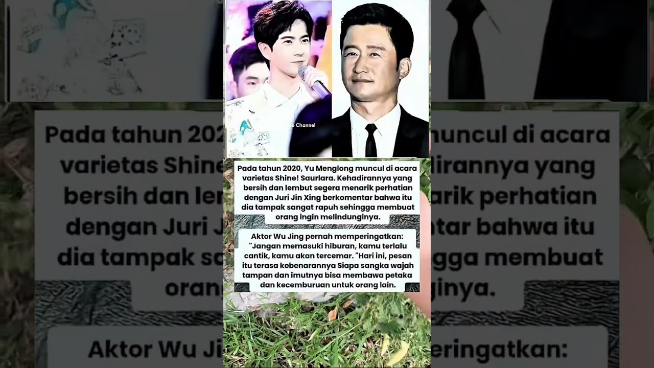 Wu Jing once reminded Yu Menglong not to enter the entertainment world😭‼️