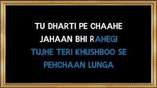 Tu Dharti Pe Chahe - Karaoke - Jeet - Kumar Sonu & Alka Yagnik