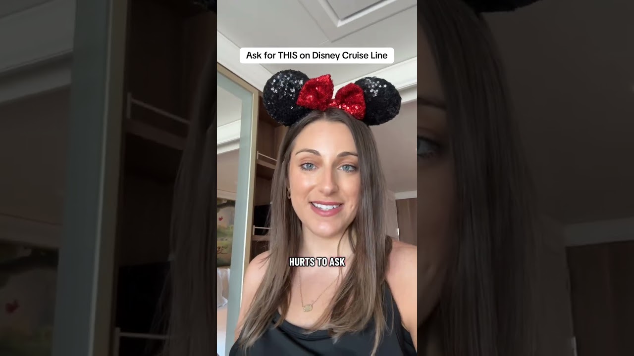 Disney Cruise Line bedding hack 🛏️✨ Ask your room attendant if they have character bedding for the