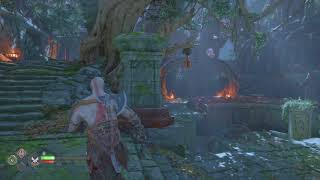 God of War Ragnarök Combate masivo contra Einhejar en Vanaheim