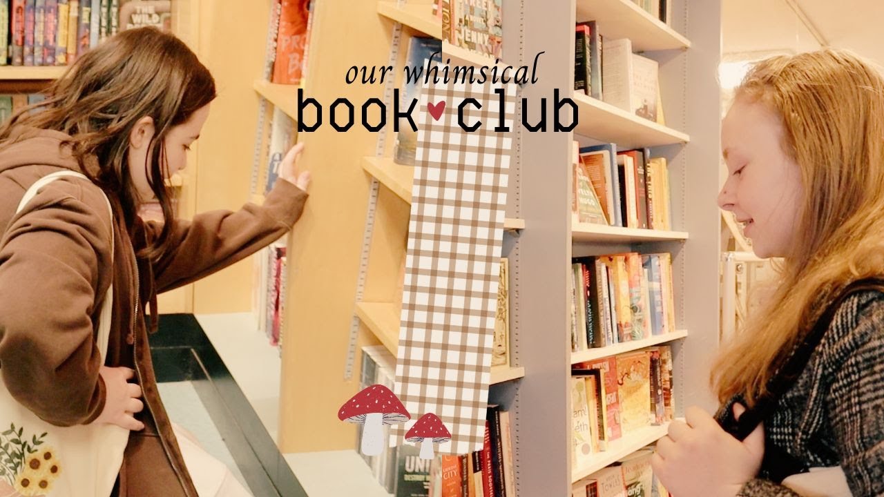Our whimsical romance book club 🍄 a book shopping vlog
