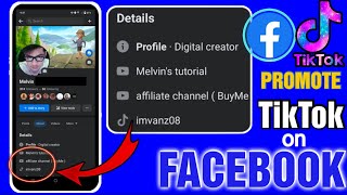 Paano Mag Add Link Ng Tiktok Sa Facebook Account