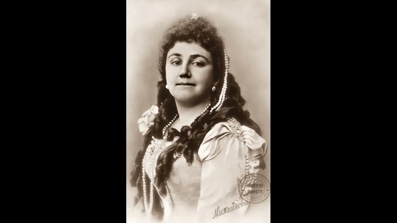 Maria Michailowa and K. A. Tugarinova - Did you hear? ('Eugen Onegin' - Tchaikovsky) (1905)