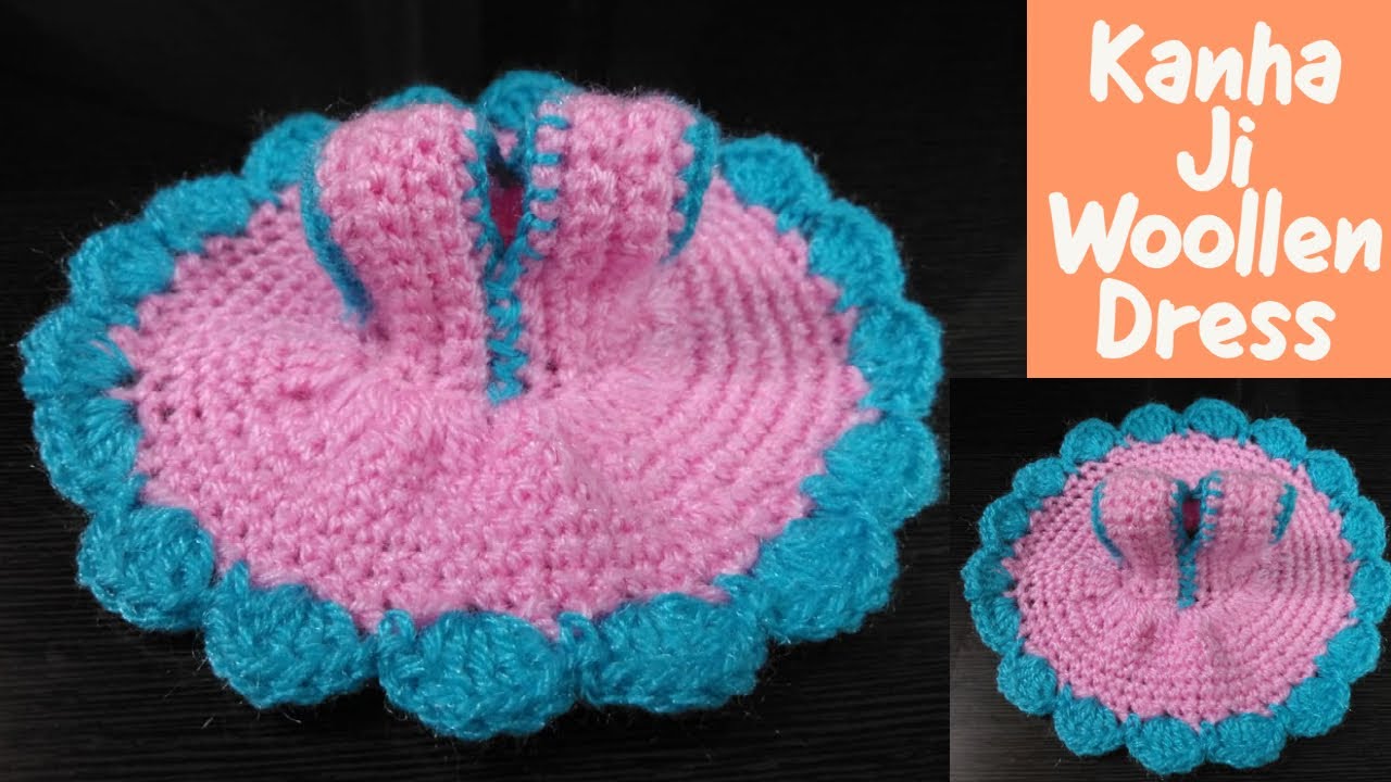 Super Easy Method - Kanha Ji / Laddu Gopal / Bal Gopal Winter Woollen Dress Making