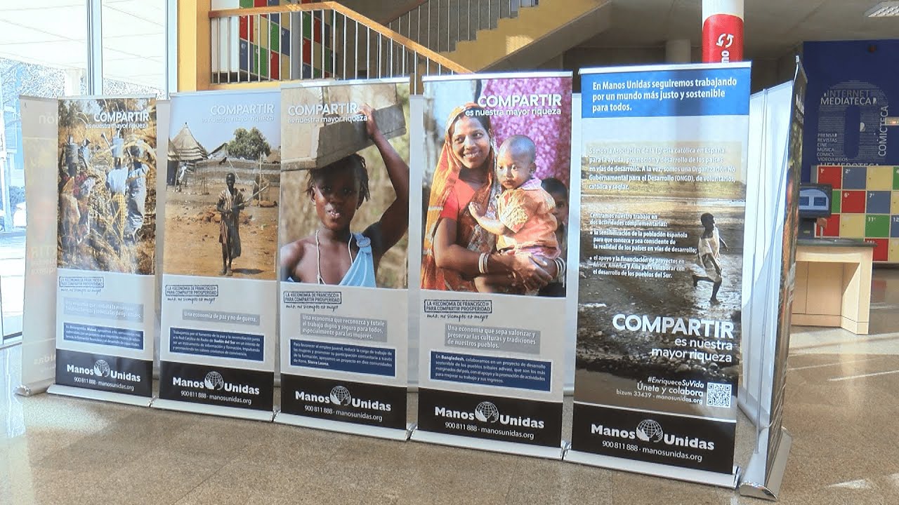Inauguración de la exposición informativa de Manos Unidas en la ...