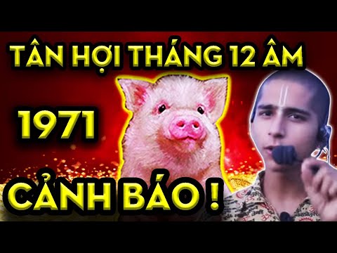 Video Tử Vi Cảnh Báo, Tuổi Tân Hợi 1971 Tháng 12 Âm 2022,... - youtube