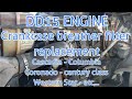 Freightliner Cascadia DD13 DD15 engine crankcase filter removal replacement oil separator