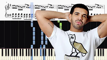Drake - God's Plan - Piano Tutorial + SHEETS