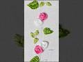White Rose Design 🤍 Needle Art #rosedesign #needleart #youtubeshorts #beginnersstitch