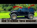 Jeep JL &amp; JT Side Window Removal