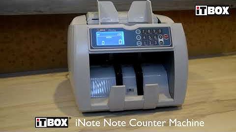 iTBOX iNote Note Counter Machine Demo