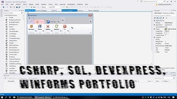 C#, SQL, DevExpress, WinForms Portfolio
