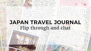 JAPAN TRAVEL JOURNAL || Flip through and chat