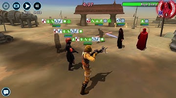 Fennec/Bossk/Greef vs r9 LV/Maul 3v3 GAC swgoh