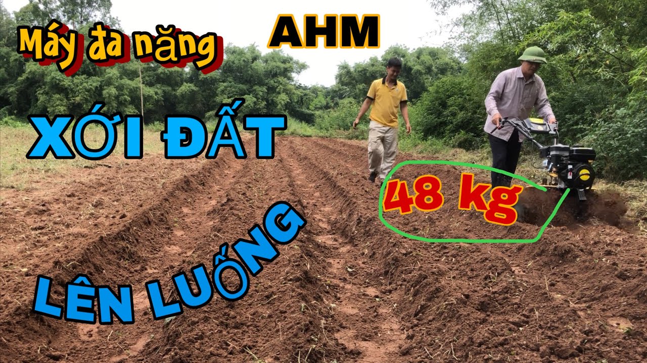 Máy xới AHM G500 quá thích hợp cho đất màu / Liên hệ 0966365988