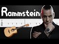 Radio - Rammstein Guitar Tutorial, Guitar Tabs, Guitar Lesson (Fingerstyle)