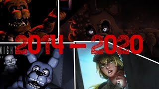 All Five Nights at Freddy&#39;s Teasers from Scottgames.com (2014-2020)