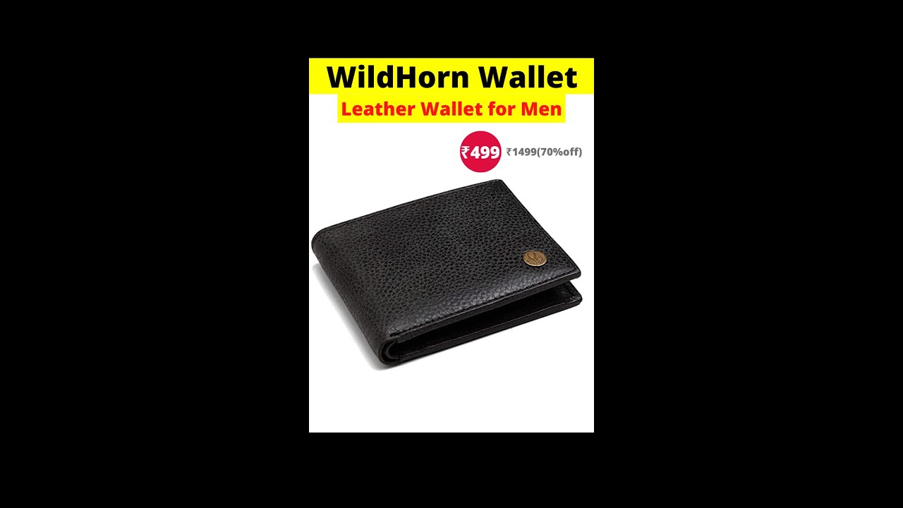 wildhorn wallet unboxing|wildhorn black men's wallet 