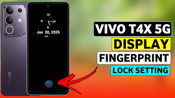 Vivo T4X 5G Me In Display Fingerprint Lock Kaise Lagaye | Mj Tech