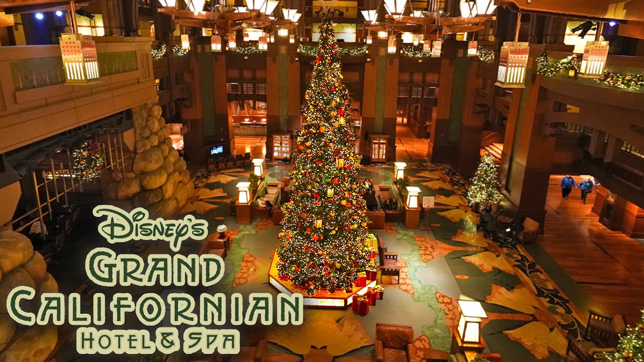 Disney's Grand Californian Hotel Christmas Walkthrough [4K POV]