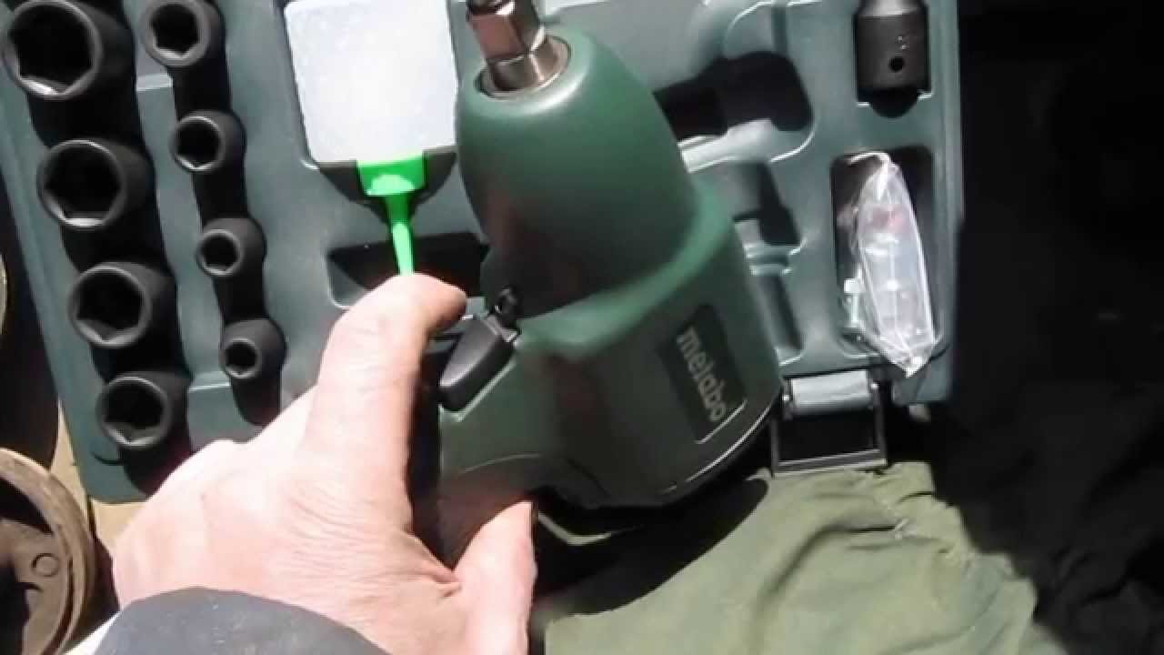 Тестируем пневматический гайковёрт Метабо DSSW360