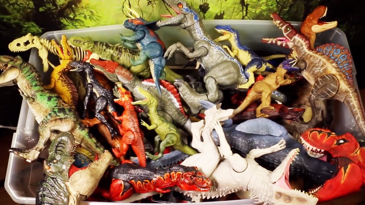 New GIANT Box Of Godzilla vs Jurassic Park Toys Unboxing Compilation ...