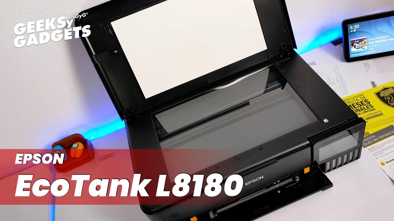 Epson EcoTank L8180 | Características, especificaciones y precio. - YouTube