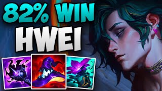 82% WIN RATE MID LANER CARRIES WITH HWEI! | CHALLENGER HWEI MID GAMEPLAY | Patch 14.10 S14