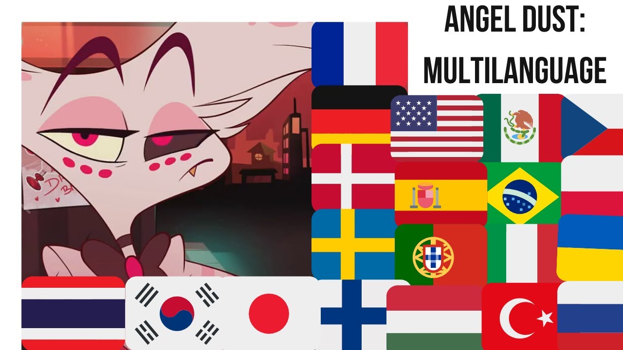 Hazbin Hotel Angel Dust: Multilanguage