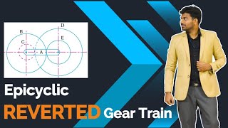 Reverted Gear train Problem | kinematics of Machinery | KOM in ENGLISH