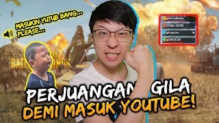 PERJUANGAN TIM KOMPAK! DEMI MASUK YOUTUBE SKILL MENINGKAT!  | PUBG MOBILE